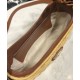 Replica Prada Wicker And Leather Prada Arque Bag 1BC202 Coffee