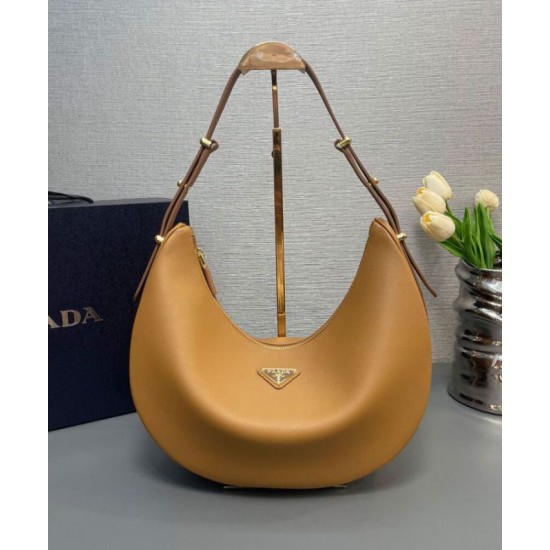Replica Prada Large Shoulder Bag 1BC212 Coffee