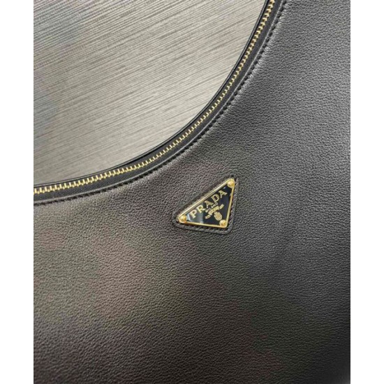 Replica Prada Large Shoulder Bag 1BC212 Black