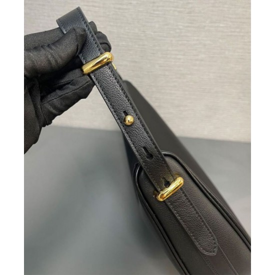 Replica Prada Large Shoulder Bag 1BC212 Black