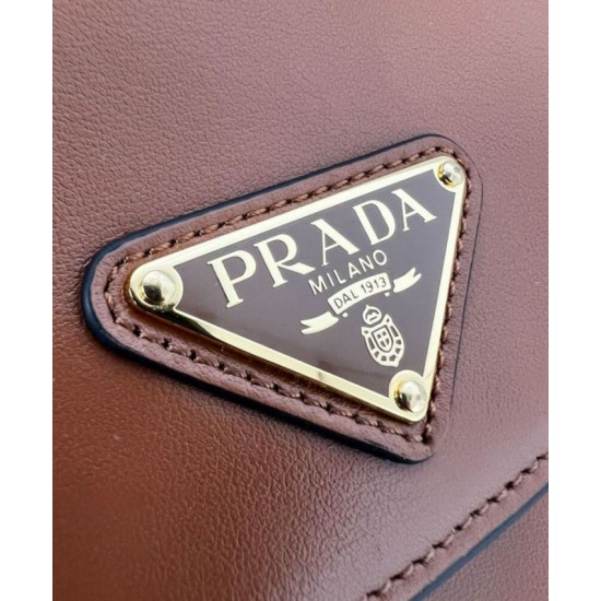 Replica Prada Small Shoulder Bag 1BD358 Coffee