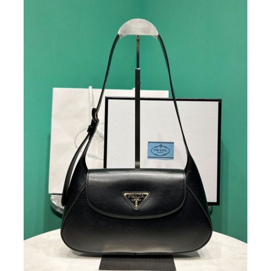 Replica Prada Small Shoulder Bag 1BD358 Black