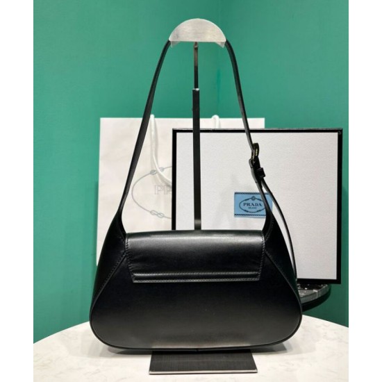 Replica Prada Small Shoulder Bag 1BD358 Black