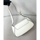 Fake Prada Small Shoulder Bag 1BD358 Cream Replica