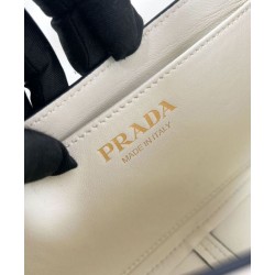 Fake Prada Small Shoulder Bag 1BD358 Cream Replica