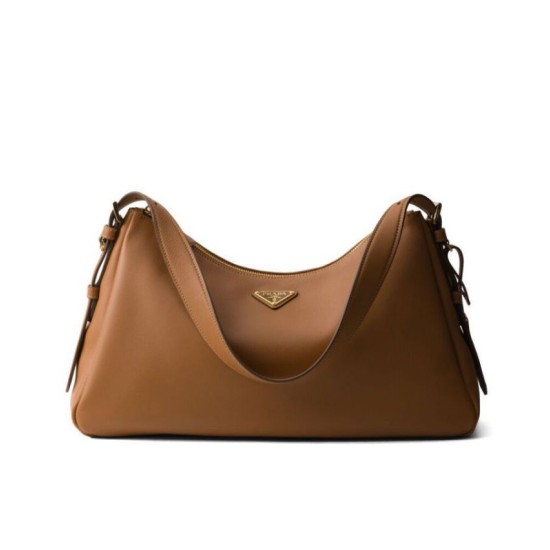 Replica Prada Imee Large Shoulder Bag 1BC228 Coffee