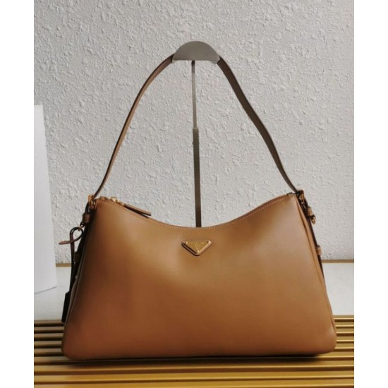 Replica Prada Imee Large Shoulder Bag 1BC228 Coffee