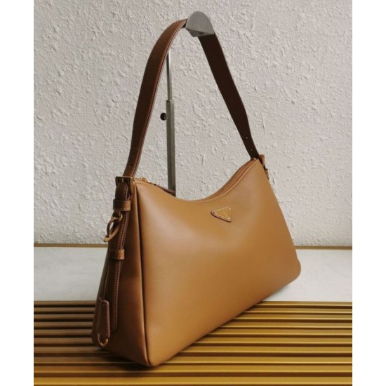 Replica Prada Imee Large Shoulder Bag 1BC228 Coffee