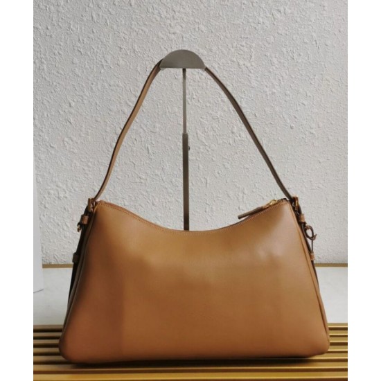 Replica Prada Imee Large Shoulder Bag 1BC228 Coffee