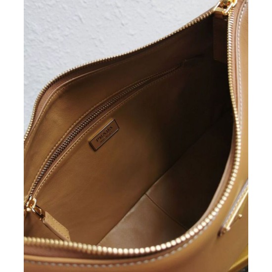 Replica Prada Imee Large Shoulder Bag 1BC228 Coffee