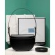 Replica Prada Arque Shoulder Bag With Flap 1BD365 Black