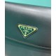 Replica Prada Arque Shoulder Bag With Flap 1BD365 Black