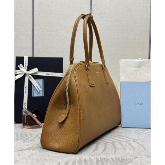 Fake Prada Large Saffiano Bag 1BG524 Coffee Replica