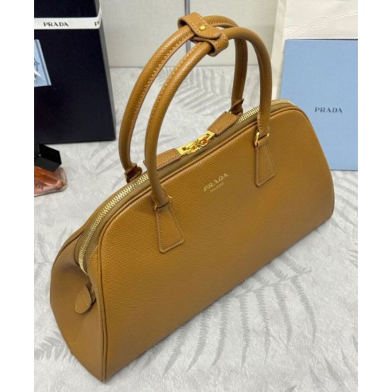 Fake Prada Large Saffiano Bag 1BG524 Coffee Replica