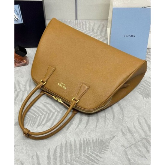 Fake Prada Large Saffiano Bag 1BG524 Coffee Replica