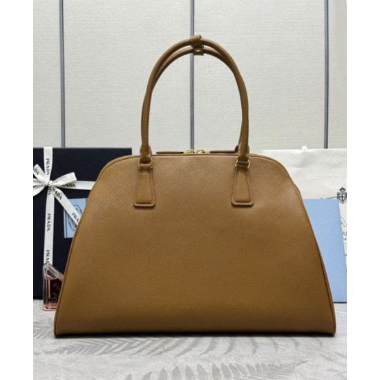 Fake Prada Large Saffiano Bag 1BG524 Coffee Replica