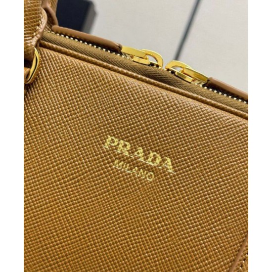 Fake Prada Large Saffiano Bag 1BG524 Coffee Replica