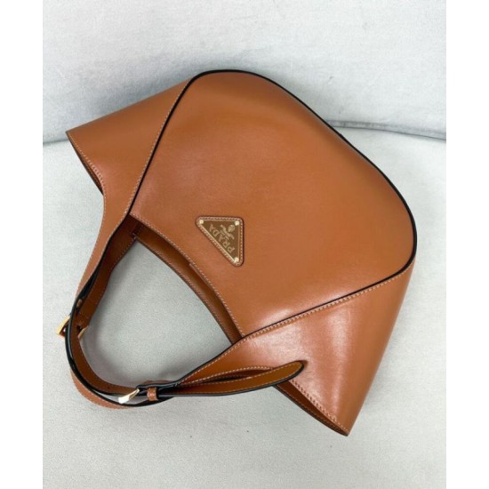 Fake Prada Medium Tote Bag 1BG483 Coffee Replica