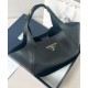 Fake Prada Medium Tote Bag 1BG483 Black Replica