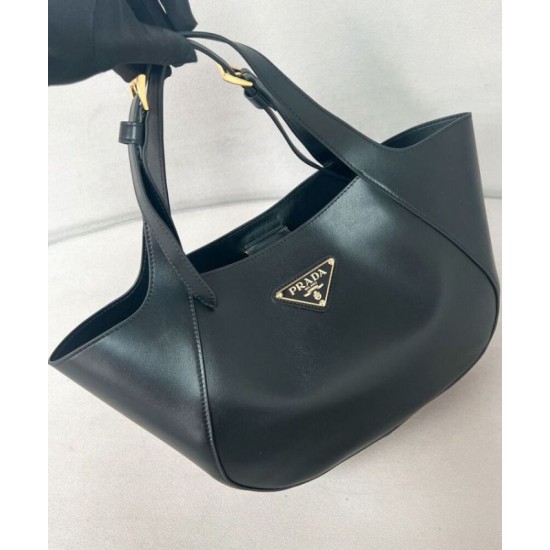 Fake Prada Medium Tote Bag 1BG483 Black Replica