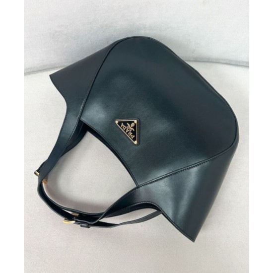 Fake Prada Medium Tote Bag 1BG483 Black Replica