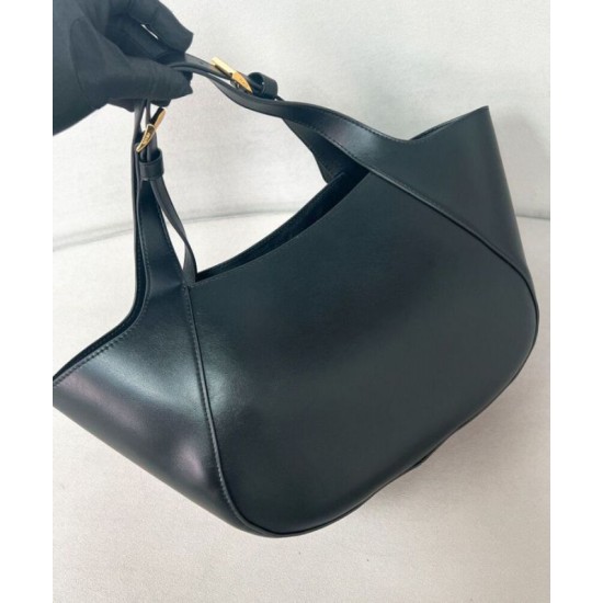 Fake Prada Medium Tote Bag 1BG483 Black Replica