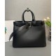 Replica Prada Buckle Large Handbag With Belt 1BA416 Black