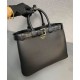 Replica Prada Buckle Large Handbag With Belt 1BA416 Black