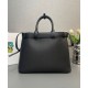Replica Prada Buckle Large Handbag With Belt 1BA416 Black