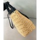 Replica Prada Small Crochet Tote Bag 1BG500 Apricot