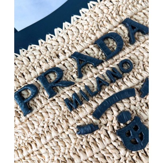 Replica Prada Small Crochet Tote Bag 1BG500 Apricot