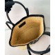 Replica Prada Small Crochet Tote Bag 1BG500 Apricot