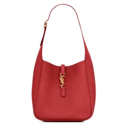 Fake YSL Saint Laurent Le 5 A 7 Supple Small Grained Red Replica