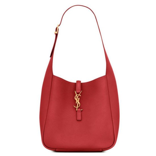 Fake YSL Saint Laurent Le 5 A 7 Supple Small Grained Red Replica