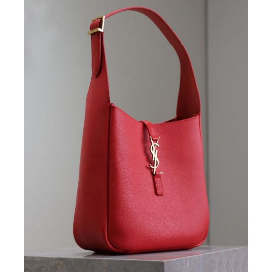 Fake YSL Saint Laurent Le 5 A 7 Supple Small Grained Red Replica