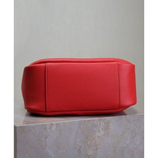 Fake YSL Saint Laurent Le 5 A 7 Supple Small Grained Red Replica