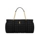 Replica YSL Saint Laurent Gloria Quilted Nylon Black Fake YSL Saint Laurent Gloria Quilted Nylon Black Replica