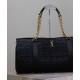 Replica YSL Saint Laurent Gloria Quilted Nylon Black Fake YSL Saint Laurent Gloria Quilted Nylon Black Replica