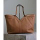 Replica YSL Saint Laurent Y Leather Tote Bag Coffee