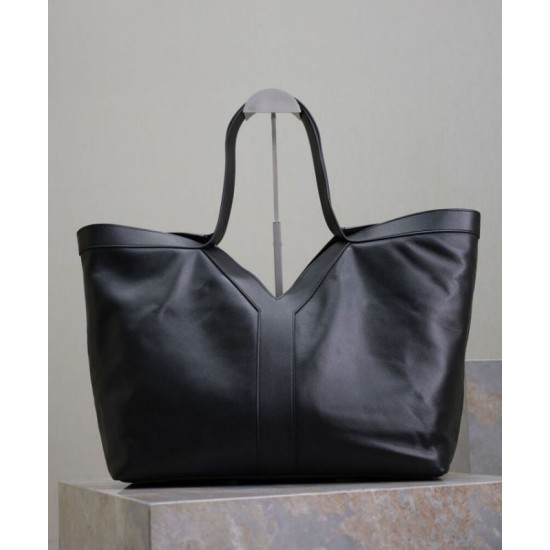 Replica YSL Saint Laurent Y Leather Tote Bag Black