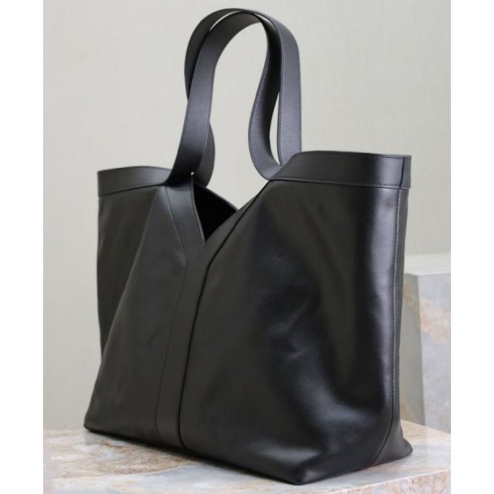 Replica YSL Saint Laurent Y Leather Tote Bag Black