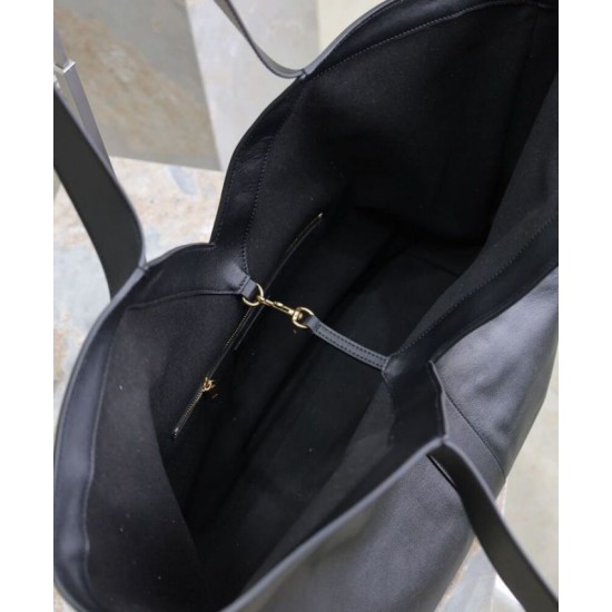 Replica YSL Saint Laurent Y Leather Tote Bag Black