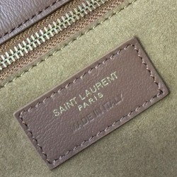 Fake YSL Saint Laurent Le 5 A 7 Bea In Suede Fawn Replica