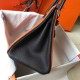 Replica Hermes Tri-Color Birkin 30cm Bag In Orange/White/Black Clemence Leather