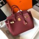 Fake Hermes Birkin 30cm Bag In Bordeaux Clemence Leather Replica