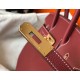Fake Hermes Birkin 30cm Bag In Bordeaux Clemence Leather Replica