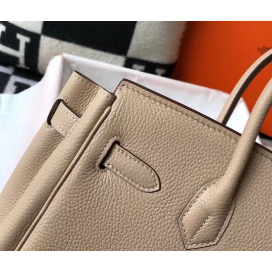 Replica Hermes Trench Clemence Birkin 30cm Bag GHW
