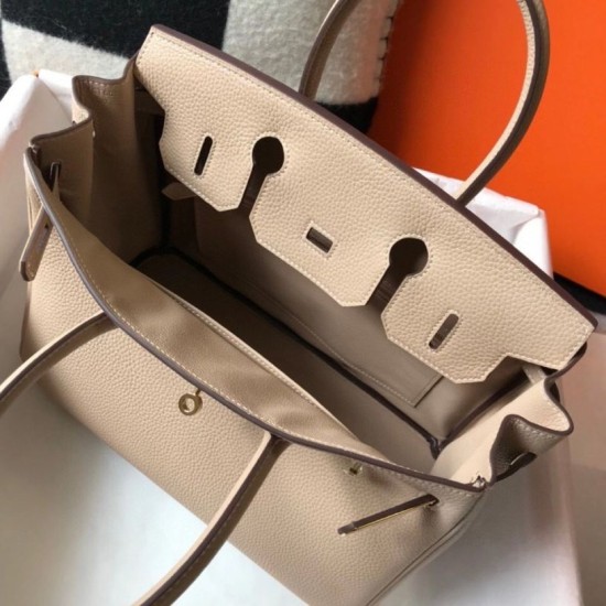 Replica Hermes Trench Clemence Birkin 30cm Bag GHW