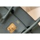 Fake Hermes Birkin 30cm Bag In Vert Amande Clemence Leather Replica