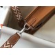 Fake Hermes Evelyne III TPM Mini Bag In Gold Clemence Leather Replica